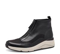 Jana Damen Sneaker hoch mit Reißverschluss Vegan, Schwarz (Schwarz), 38 EU