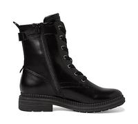 Jana Damen Sneaker hoch mit Schnürsenkeln und Reißverschluss Weite H Mehrweite, Schwarz (Black Nappa), 39 EU