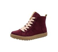Jana Damen Sneaker hoch mit Schnürsenkeln Vegan, Rot (Bordeaux), 40 EU