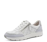 Jana Damen Sneaker Low 8-23703-46 White/Blue (weiß, 38 EU)