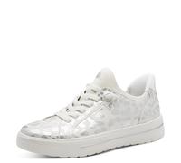Sneaker JANA, Damen, Gr. 42, weiß, gemustert, Lederimitat, Textil, Schuhe Sneaker (15914910-42) weiß, gemustert