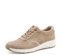 Jana Damen Sneaker Low Vegan 8-23766-46 Taupe (braun, 38 EU)