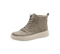 Jana Damen Step IN Sneaker hoch mit bequemer Mehrweite Vegan, Grau (Stone), 42 EU