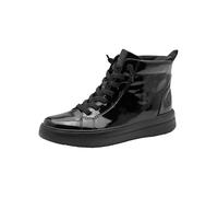 Jana Sneaker M2527145 Damen Schwarz Patent H-Weite Größe 41 EU