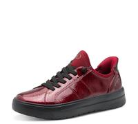 Jana Damen Step IN Sneaker leicht und flexibel zum Hineinschlüpfen Vegan, Rot (Vino Patent), 41 EU