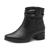 Jana Damen Stiefeletten mit Absatz Vegan Kleiner Absatz, Schwarz (Black), 37 EU