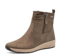 Jana Damen Stiefeletten mit Reißverschluss Vegan, Grau (Stone), 39 EU
