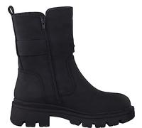 Jana Damen Stiefeletten ohne Absatz Plateau mit Schnalle Weite H Mehrweite, Schwarz (Black), 36 EU