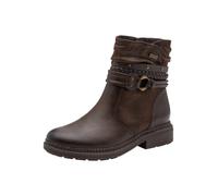 Jana Damen Stiefeletten 8-25464-43-305 - ohne Absatz, wasserabweisend, vegan - Braun (Cognac) 37 EU