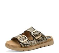 Jana Damen Wedge/Plat Mule Vegan Black/Nature 41