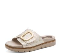Jana Damen Wedge/Plat Mule Vegan Gold Leo MET 37