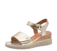 Jana Damen Wedge/Plat Sand MultiAdj+vegan GOLD 39
