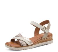 Jana Damen Wedge/Plat Sand Vegan BEIGE/GOLD 37