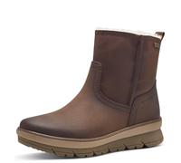 Jana Damen Winterstiefel ohne Absatz Wasserabweisend Vegan, Braun (Cognac), 41 EU