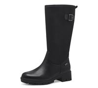 Jana Damen Winterstiefel ohne Absatz Wasserabweisend Vegan, Schwarz (Schwarz), 39 EU