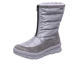 Jana Damen Winterstiefel, silber, 39 EU