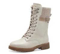 Jana Damen Winterstiefeletten zum Schnüren mit Schnalle Vegan, Beige (Ivory), 37 EU