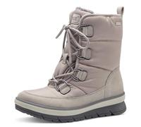 Jana Damen Winterstiefeletten zum Schnüren Wasserabweisend Vegan, Beige (Hell Grau), 42 EU