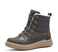 Jana Damen Winterstiefeletten zum Schnüren Wasserabweisend Vegan, Grün (Olive), 37 EU