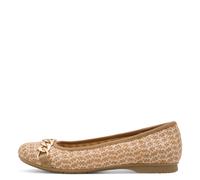 Jana Shoes Damen Ballerinas 8-22171-44 Vegan LT Natural Größe 41