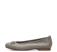 Jana Damen Ballerinas Elegant mit Schleife Weite H Mehrweite, Braun (Stone), 38 EU