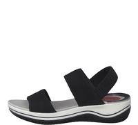 Jana Damenschuhe Keilsandaletten BLACK BLACK - Gr. - 39