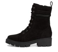 Jana Damen Stiefeletten mit Absatz mit Schnürsenkeln und Reißverschluss Blockabsatz Weite H Mehrweite, Schwarz (Black), 39 EU