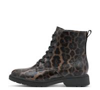 Jana Damenschuhe Schnürstiefel DARK LEOPARD - Gr. - 39