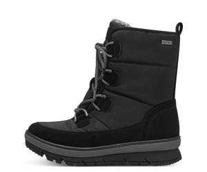 Jana Damenschuhe Schnürstiefeletten BLACK BLACK - Gr. - 37