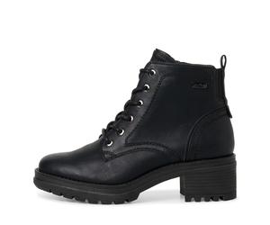 Jana Damenschuhe Schnürstiefeletten BLACK NAPPA BLACK NAPPA - Gr. - 38