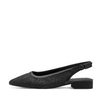 Jana Damenschuhe Sling BLACK BLACK - Gr. - 40