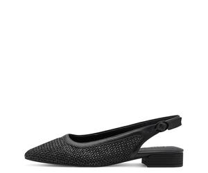 Jana Damenschuhe Sling BLACK BLACK - Gr. - 41