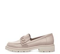 Jana Shoes Damen Slipper mit Blockabsatz, vegan, Beige, Größe 38 EU