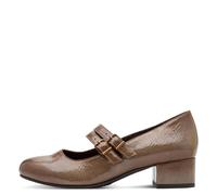 Jana Damenschuhe Slipper / Trotteur TAUPE PATENT TAUPE PATENT - Gr. - 37