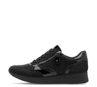 Jana Damenschuhe Sportliche Schnürer BLACK GLITTER BLACK GLITTER - Gr. - 41