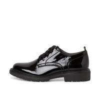 Jana Damenschuhe Sportliche Schnürer BLACK PATENT BLACK PATENT - Gr. - 41