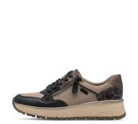 Jana Damenschuhe Sportliche Schnürer BLACK/TAUPE BLACK/TAUPE - Gr. - 42