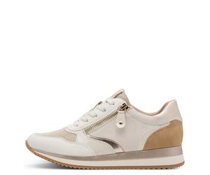 Jana Damenschuhe Sportliche Schnürer IVORY COMB IVORY COMB - Gr. - 37