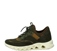 Jana Damenschuhe Sportliche Schnürer KHAKI/COGNAC KHAKI/COGNAC - Gr. - 36