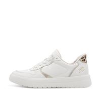 Jana Damenschuhe Sportliche Schnürer OFFWHITE COMB OFFWHITE COMB - Gr. - 42