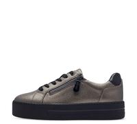 Jana Damenschuhe Sportliche Schnürer PEWTER PEWTER - Gr. - 41