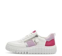 Jana Damenschuhe Sportliche Schnürer WHITE/LAVENDER WHITE/LAVENDER - Gr. - 41
