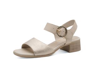 Jana eleg. Sandale für Damen, beige, Größe 38 EU