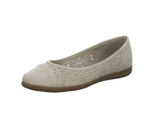 Jana Elegante Ballerinas für Damen, beige, Größe 38 EU