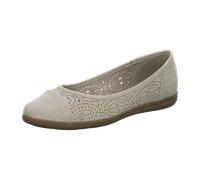 Jana Elegante Ballerinas für Damen, beige, Größe 41 EU