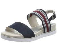 Jana Flache Sandale 8-8-28208-26 Blau 41 Weit