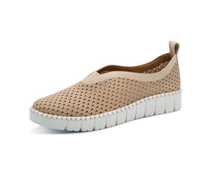 Jana gel.Slipper für Damen, beige, Größe 38 EU