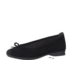 Jana Klassische Ballerinas für Damen, schwarz, Größe 38 EU