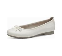 Jana Klassische Ballerinas für Damen, weiß, Größe 38 EU