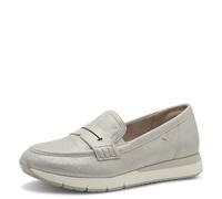 Tamaris Comfort Damen Slipper Elegant Bequem, Beige (Beige Glam), 39 EU